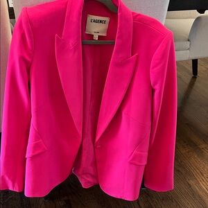 L'AGENCE Bold Fuchsia Blazer